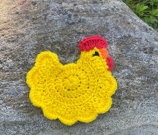 Chicken Coaster Yellow